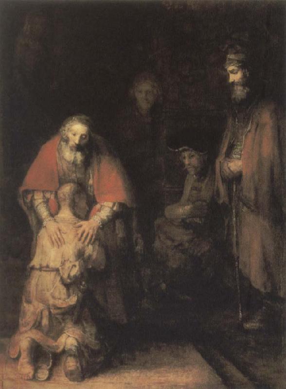 REMBRANDT Harmenszoon van Rijn The Return of the Prodigal son oil painting image